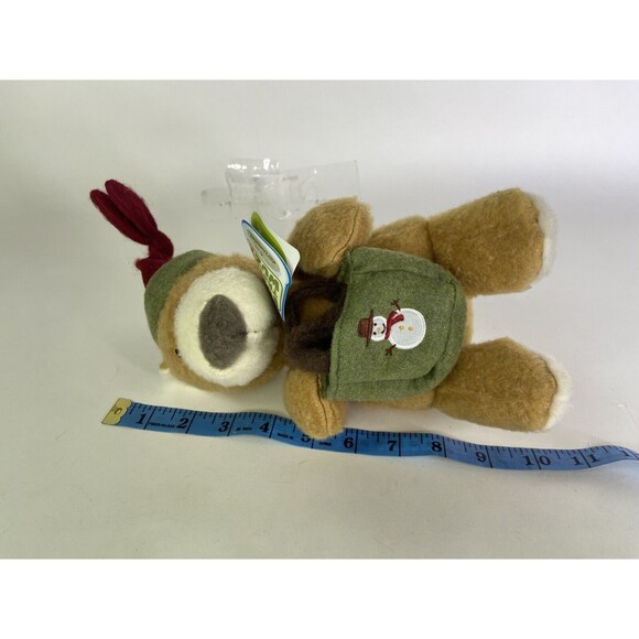 Earthmates Fuzz That Wuzz Christmas Bear Recycled Plush Stuffed Animal Toy - Picture 8 of 8